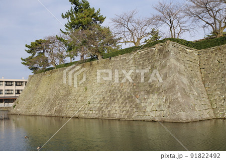福井城の石垣 91822492