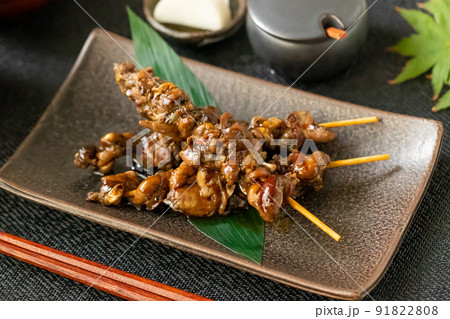 鰻の肝の串焼き 91822808