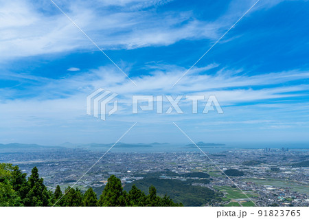 《福岡県》米ノ山展望台・米ノ山展望台からの風景 91823765