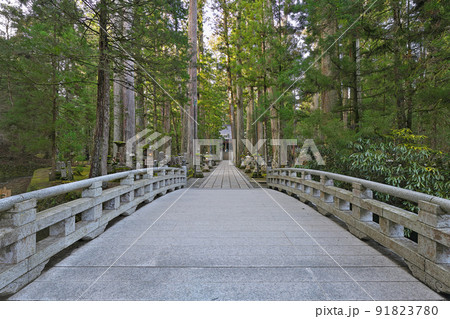 【高野山 奥の院 御廟橋】 (高解像度版) 和歌山県伊都郡高野町高野山 91823780