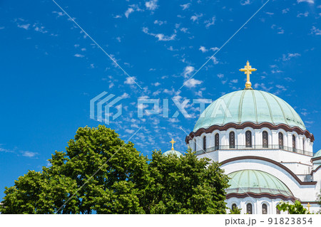 セルビア ベオグラードの聖サワ大聖堂 セルビア ベオグラードの聖サワ大聖堂 91823854