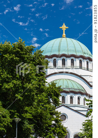 セルビア ベオグラードの聖サワ大聖堂 セルビア ベオグラードの聖サワ大聖堂 91823855