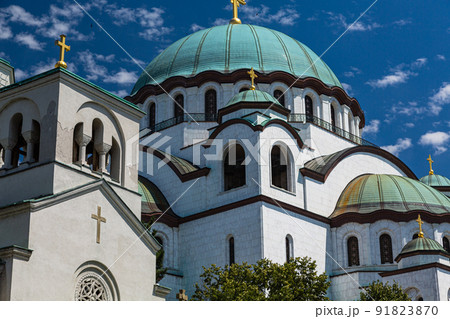 セルビア ベオグラードの聖サワ大聖堂 セルビア ベオグラードの聖サワ大聖堂 91823870
