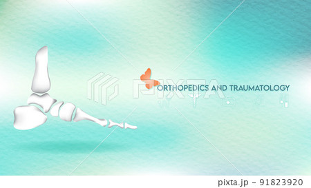 Technology for treatment of bone foot and ankle injury. Abstract traumatology and orthopedics. Medical science in the hospital for body joints. Technology for treatment of bone foot and ankle injury. Abstract traumatology and orthopedics. Medical science in the hospital for body joints. 91823920