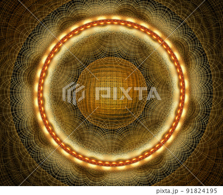 Computer generated colorful fractal artwork 91824195