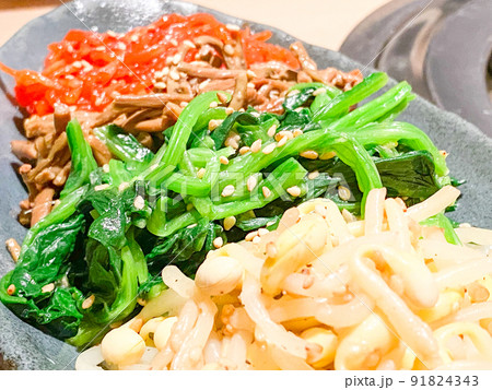 韓国家庭の味・ナムル盛り合わせ 韓国家庭の味・ナムル盛り合わせ 91824343