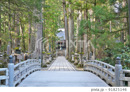 【高野山 奥の院 御廟橋】 和歌山県伊都郡高野町高野山 91825146