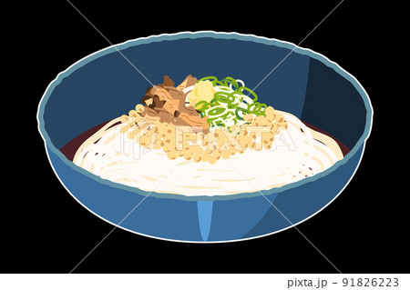 ぶっかけうどん(白フチあり) ぶっかけうどん(白フチあり) 91826223