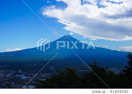 カチカチ山から見た富士山 カチカチ山から見た富士山 91826582