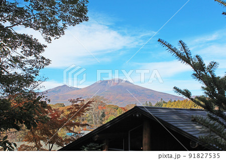 秋の浅間山 91827535