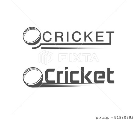 Cricket Lettering.のイラスト素材 [91830292] - PIXTA