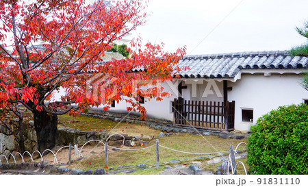 姫路城の本丸の風景 姫路城の本丸の風景 91831110