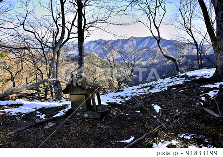 丹沢の辺室山 辺室山縦走コースより相州アルプスを望む 丹沢の辺室山 辺室山縦走コースより相州アルプスを望む 91833199