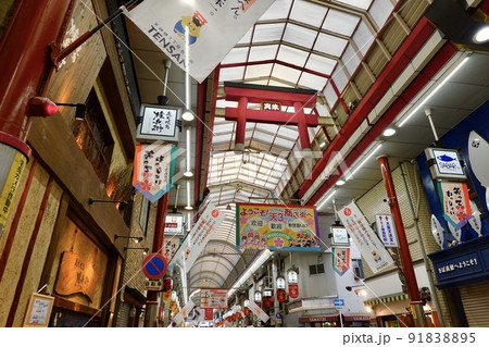 天神橋筋商店街アーケード 天三 大阪市北区 天神橋筋商店街アーケード 天三 大阪市北区 91838895