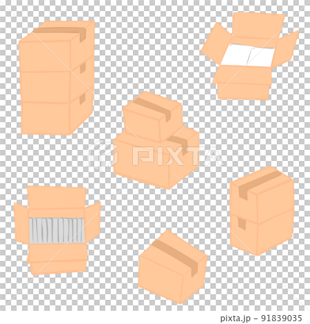 Cardboard vector illustration Cardboard vector illustration 91839035