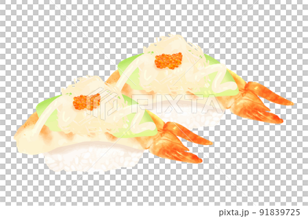 Shrimp avocado sushi Shrimp avocado sushi 91839725