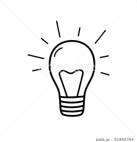 Alcatraz Island indsats Løve Electric light bulb, the concept of an idea,...のイラスト素材 [91840764] - PIXTA
