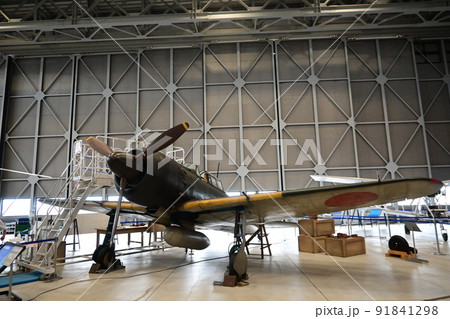 零式艦上戦闘機の展示　あいち航空ミュージアム 91841298