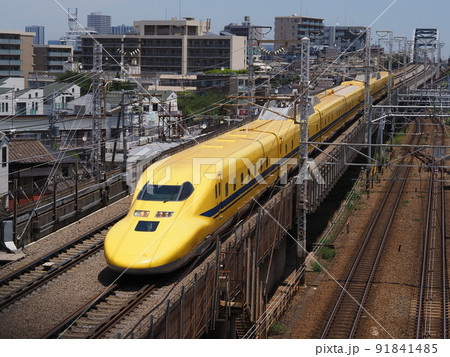 ドクターイエロー　西馬込跨線橋にて 91841485