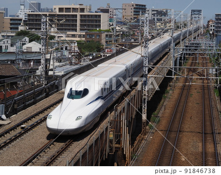 新幹線N700S　J28編成　西馬込跨線橋にて 91846738