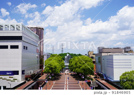 東京　多摩市　多摩センター駅周辺の風景 91846905
