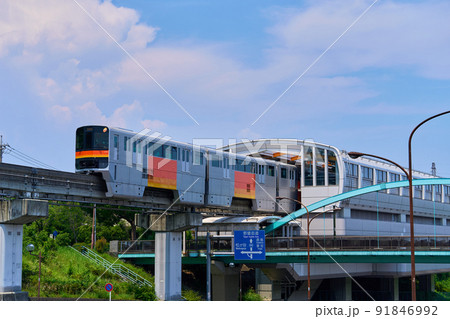 多摩モノレール　松が谷駅周辺の風景 91846992