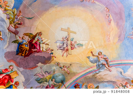 Wies church, Steingaden, bavaria, germany 91848008
