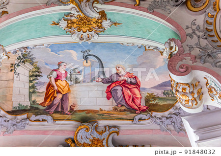 Wies church, Steingaden, bavaria, germany 91848032