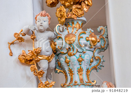 Wies church, Steingaden, bavaria, germany 91848219