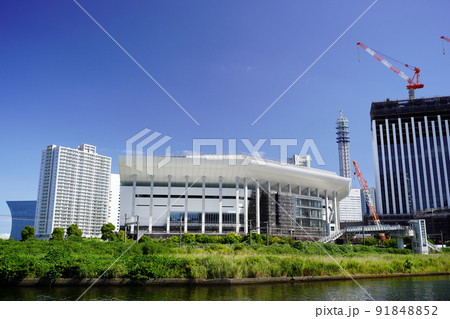 横浜　建設中のみなとみらいの商業施設 91848852