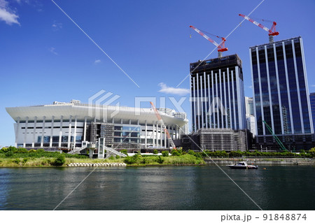 横浜 建設中のみなとみらいの商業施設 横浜 建設中のみなとみらいの商業施設 91848874