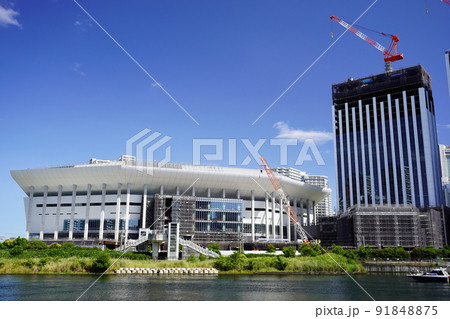 横浜 建設中のみなとみらいの商業施設 横浜 建設中のみなとみらいの商業施設 91848875