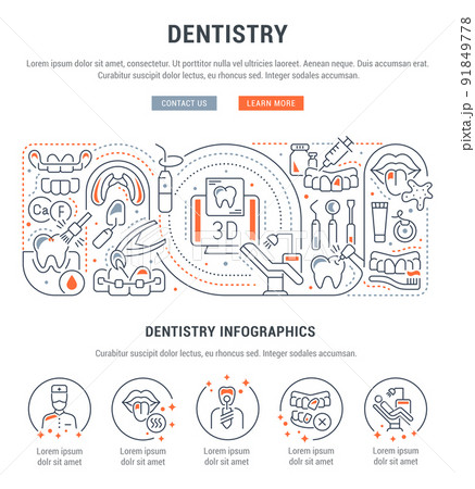 Vector Illustration of Dentistry. Vector Illustration of Dentistry. 91849778