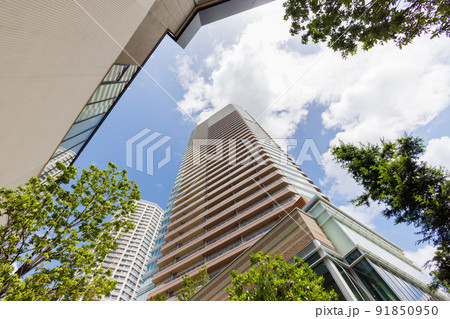 高層マンション　あおり 91850950