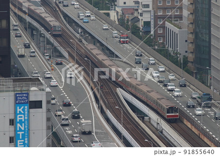 新御堂筋を行く大阪メトロ御堂筋線10A系 新御堂筋を行く大阪メトロ御堂筋線10A系 91855640