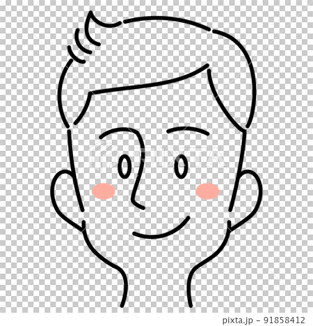Male student with a smile Male student with a smile 91858412