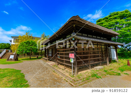 東京　足立区にある足立区立都市農業公園　旧和井田家住宅 91859122