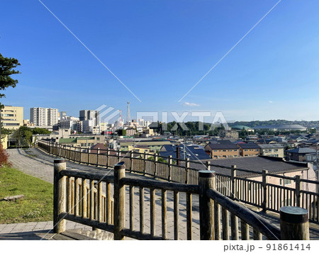 青森県八戸市内丸　三八城公園 91861414