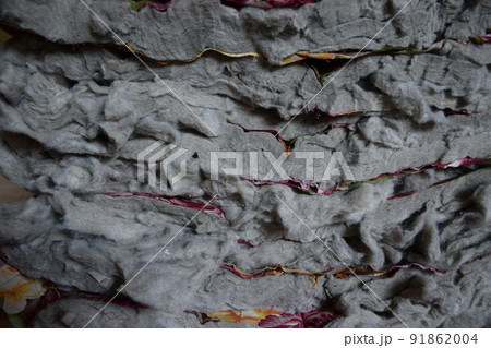 昔の布団の切断 断面 昔の布団の切断 断面 91862004