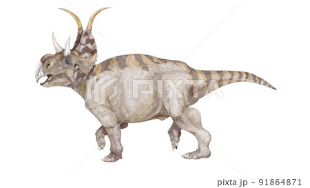 角竜　ディアブロケラトプス　オリジナルイラスト 91864871