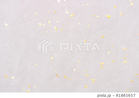 背景素材・和紙冷金宣-米寿色（白） 91865657