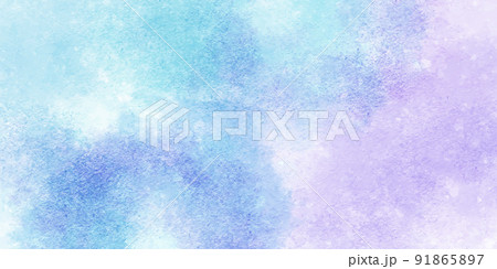 水彩　和柄　海　背景 91865897