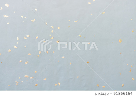 背景素材・和紙冷金宣-水色 背景素材・和紙冷金宣-水色 91866164