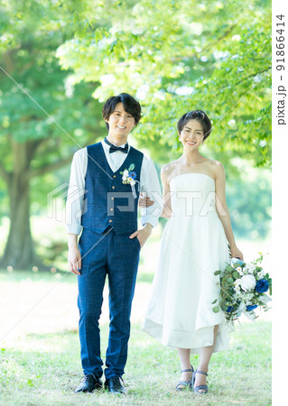 ブライダル　ウェディング　新郎新婦 91866414
