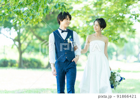 ブライダル ウェディング 新郎新婦 ブライダル ウェディング 新郎新婦 91866421