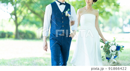 ブライダル　ウェディング　新郎新婦 91866422