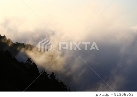 筑波連山足尾山からの雲海 筑波連山足尾山からの雲海 91866955