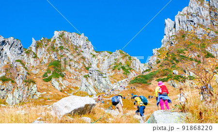 秋の木曽駒ヶ岳トレッキング(八丁坂) 秋の木曽駒ヶ岳トレッキング(八丁坂) 91868220