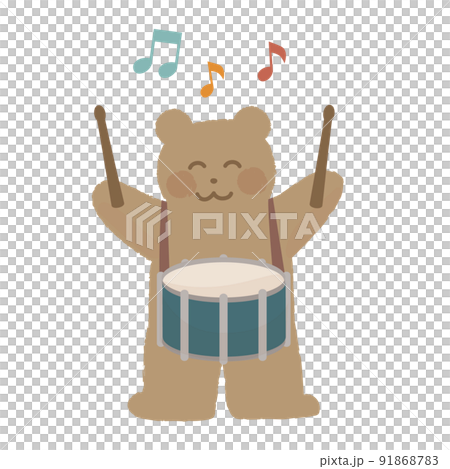 熊打鼓 熊打鼓 91868783