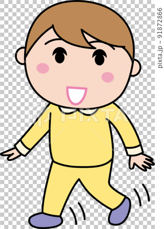 蹣跚學步的嬰兒 91872866